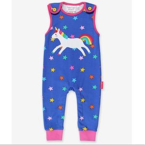 Organic Cotton 4-piece set 18-24 months girl. Jumpsuit, sleeveless dress, 2 tops